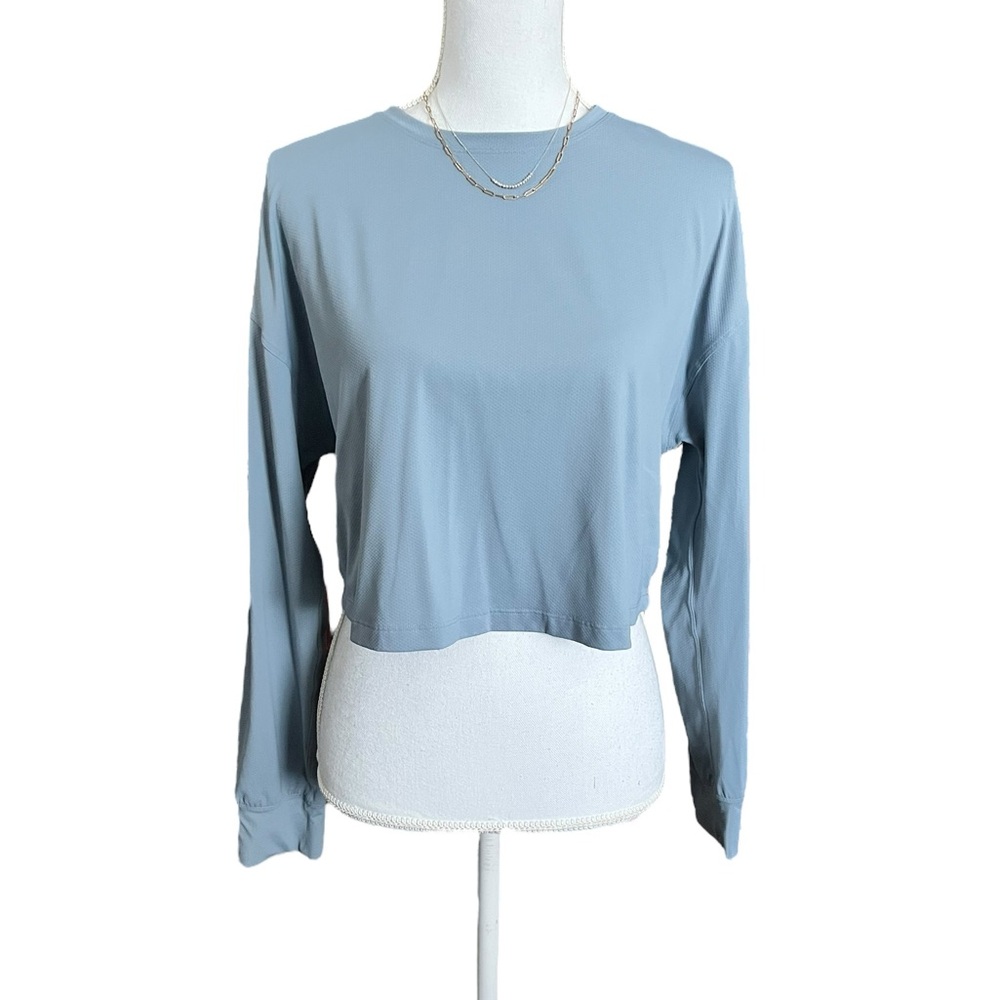 lululemon athletica Sky Blue Long Sleeve Top
